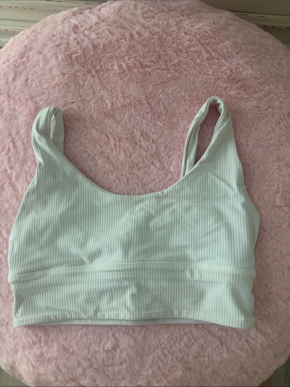 white lululemon align bra